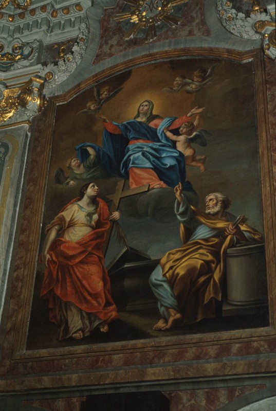 Ambito astigiano sec. XVIII, Madonna assunta e santi