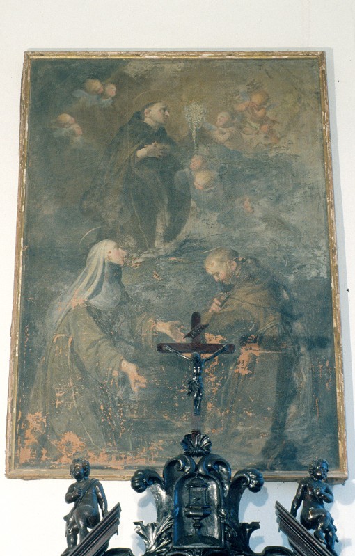 Guala P. F. sec. XVIII, San Bernardino da Siena con Santa Chiara d'Assisi