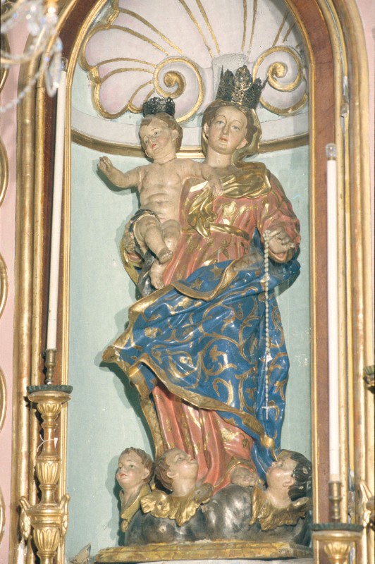 Ambito ligure-piemontese sec. XVIII, Statua processionale della Madonna