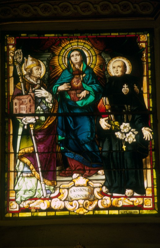 Produzione italiana sec. XX, Madonna con San Guido e San Paolo della Croce
