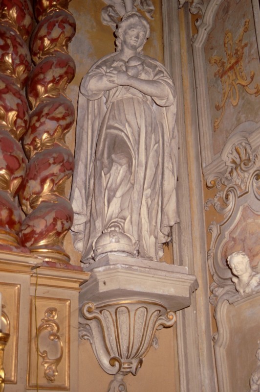 Ambito piemontese secc. XVII-XVIII, Santa con corona