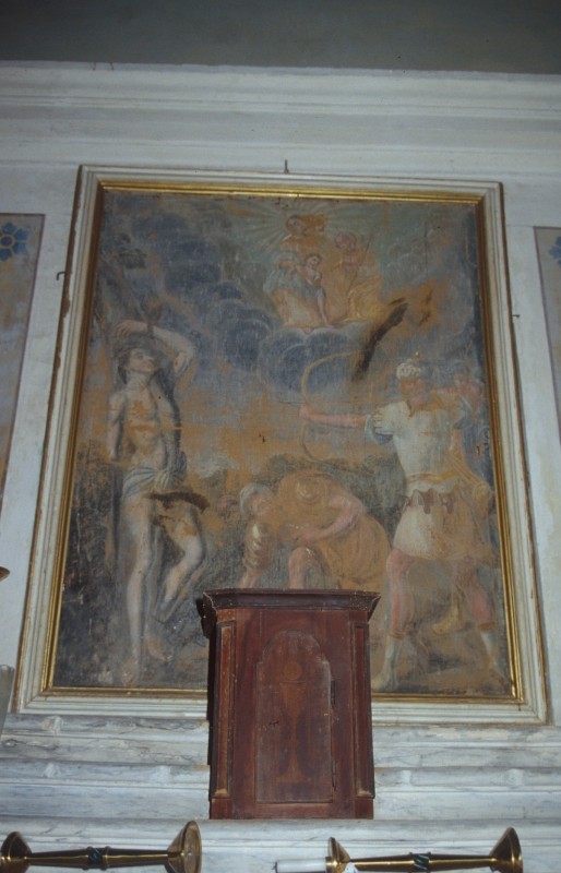 Ambito piemontese sec. XIX, Martirio di San Sebastiano