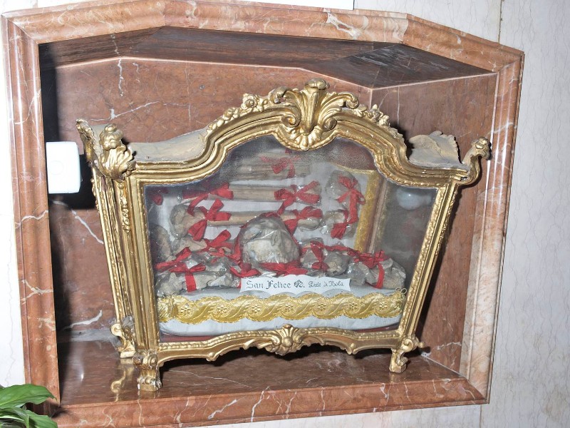 Bottega astigiana sec. XVIII, Reliquiario a urna