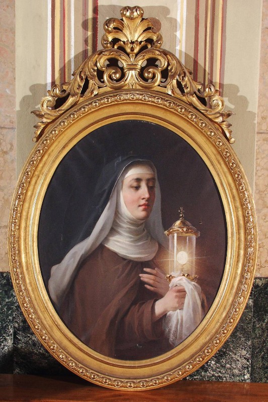 Pittatore M. (1889), Santa Chiara d'Assisi
