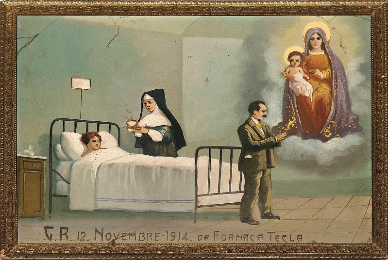 Ambito astigiano (1914), Madonna Pellegrina intercede per donna malata a letto