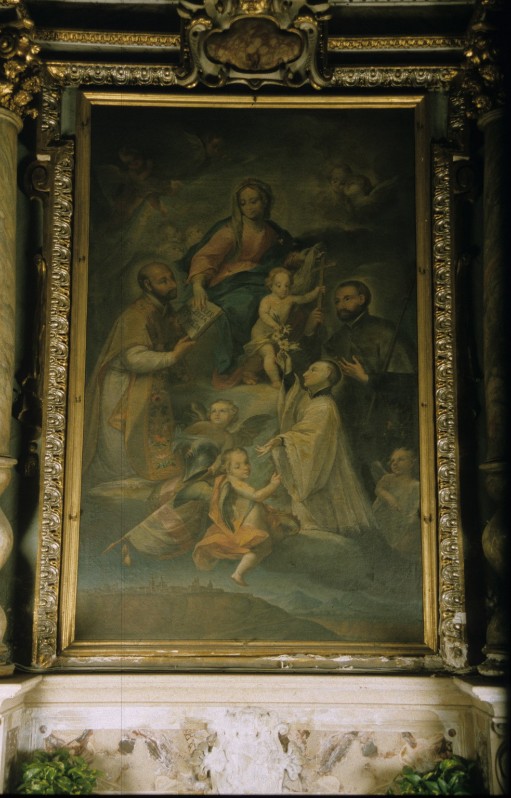Ambito cuneese sec. XVIII, Madonna e Santi gesuiti