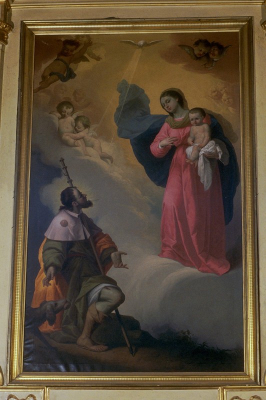 Arnaud G. B. (1886), Madonna col Bambino e San Rocco