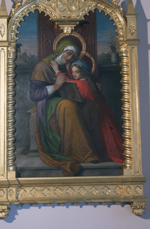 Arnaud G. B. (1893), Sant'Anna insegna a leggere a Maria