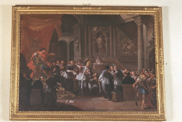Mayerle F. A. sec. XVIII, Sant'Eusebio al Concilio di Milano