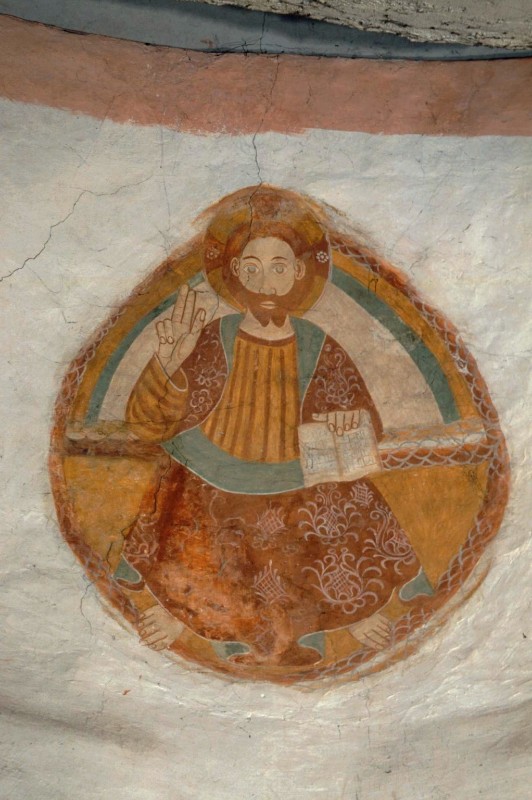 Bottega vercellese sec. XII, Cristo in mandorla