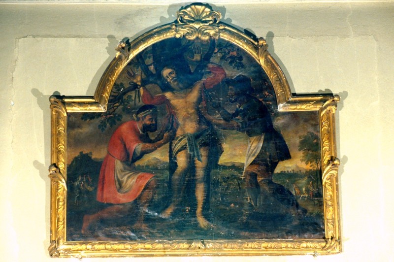 Ambito piemontese sec. XVIII, Martirio di San Sebastiano