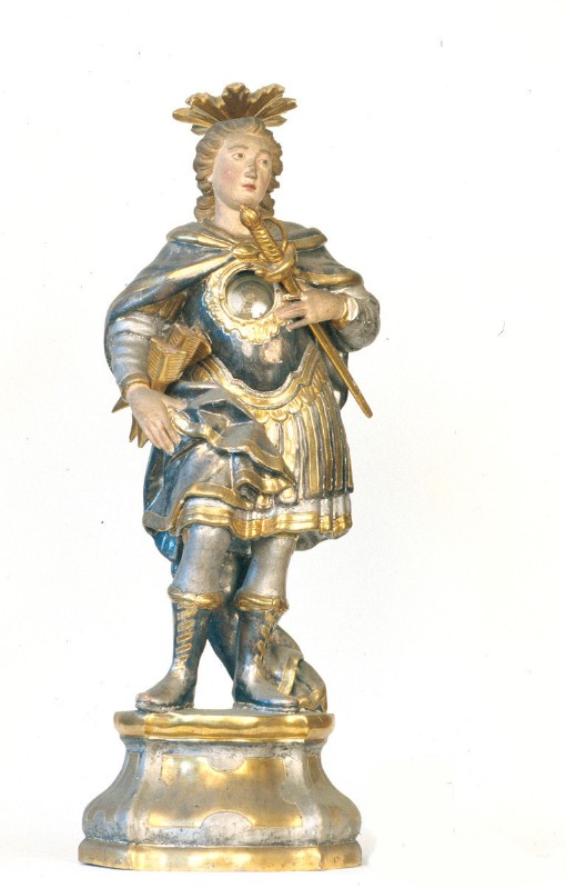 Bottega piemontese sec. XVIII, Reliquiario di San Sebastiano