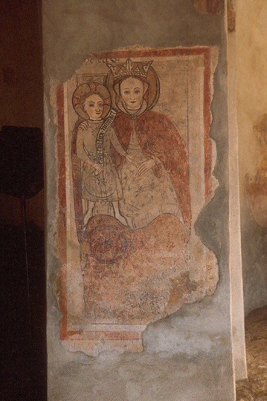 Ambito vercellese sec. XII, Madonna con Gesù Bambino