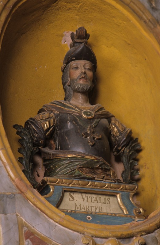 Bott. biellese sec. XVIII, Reliquiario a busto di San Vitale