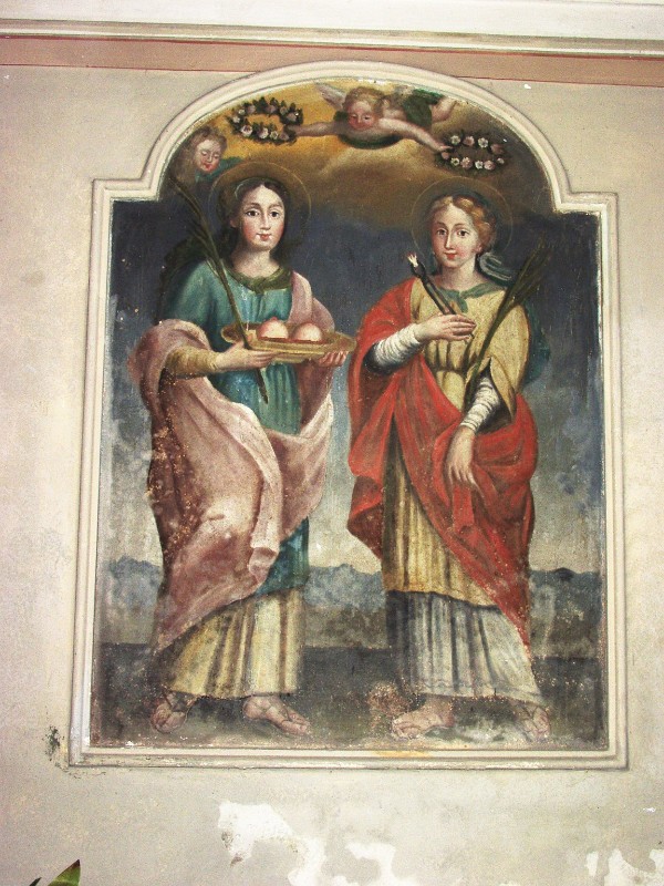 Bottega piemontese sec. XVII, Sant'Agata e Santa Apollonia