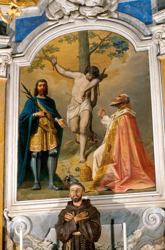 Massuero G. (1869), San Sebastiano con San Marcellino e San Bovone