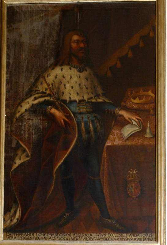 Amadeo P. (1724), Ritratto del re Liutprando
