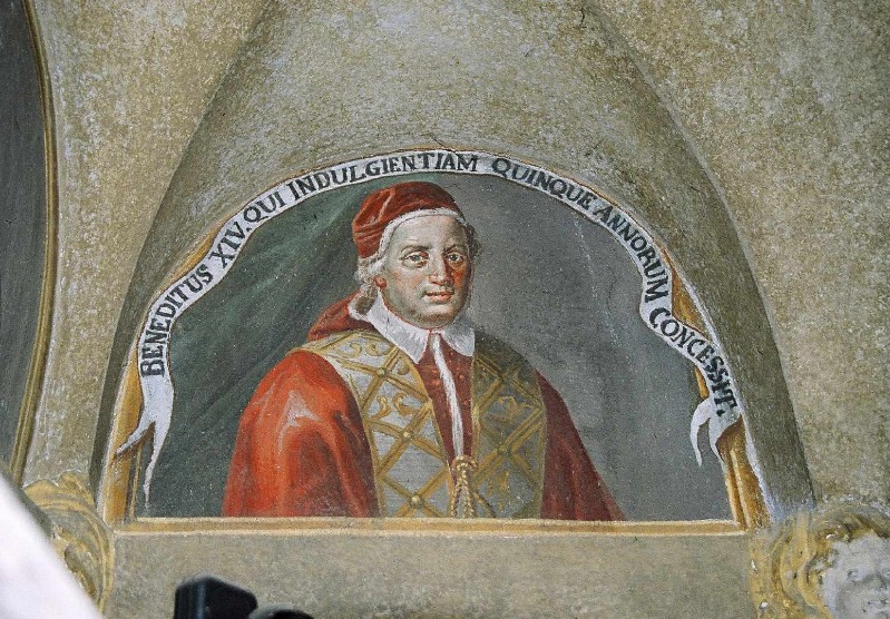 Peracino L. (1779), Ritratto di papa Benedetto XIV