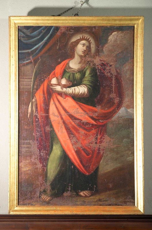 Pittore lombardo sec. XVII, Sant'Agata