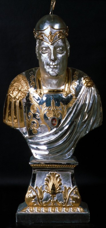 Prod. italiana (1917), Reliquiario a busto di S. Anatolio