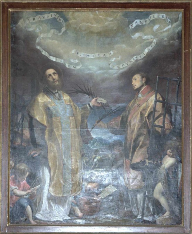 Crespi G. B. sec. XVII, San Lorenzo al pozzo e San Lorenzo diacono