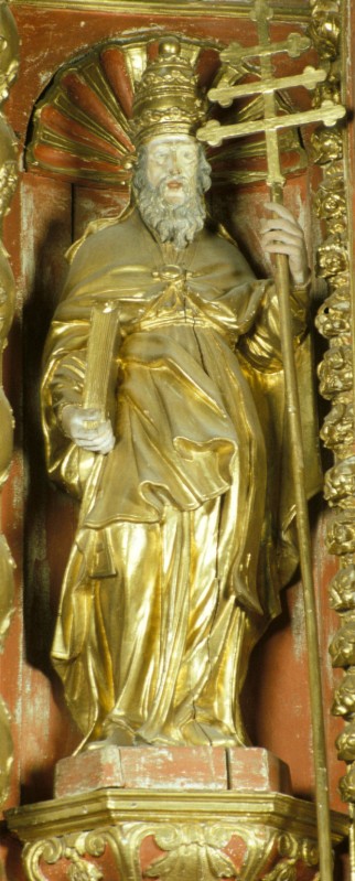 Ambito lombardo-piemontese sec. XVII fine, San Cornelio Papa
