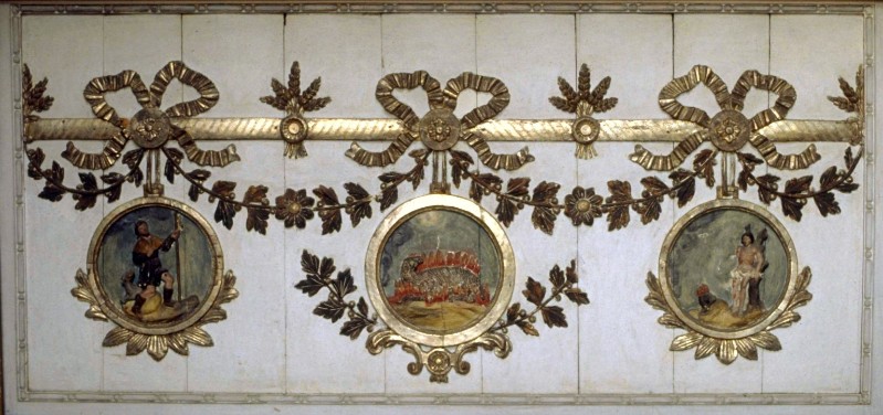Bottega piemontese sec. XIX, Paliotto di San Sebastiano e San Rocco