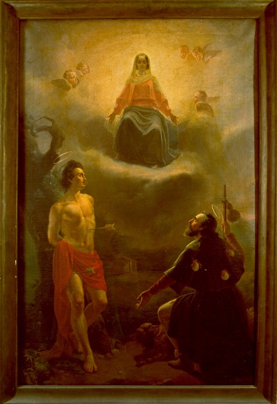 Giuliano B. (1849), Madonna San Sebastiano e San Rocco
