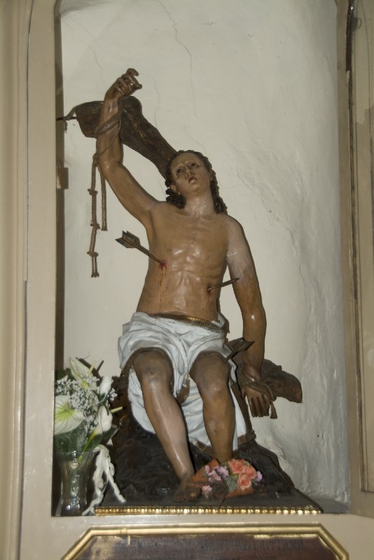 Scultore dell'Italia meridionale sec. XIX, Statua di San Sebastiano