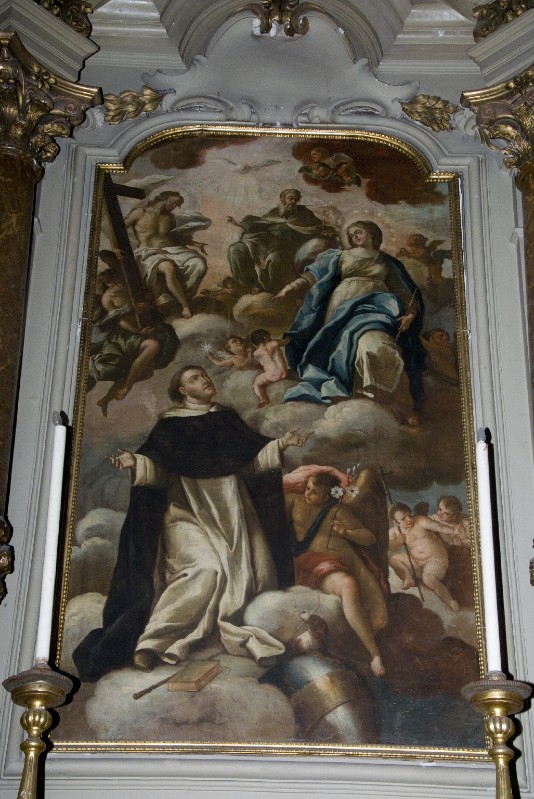 Carella D. sec. XVIII, Dipinto del Trionfo di San Domenico