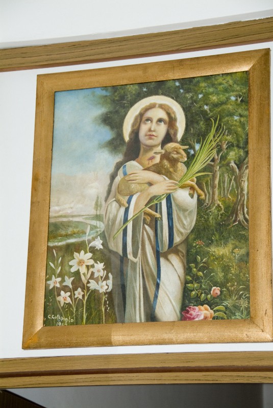 Colapinto C. (1943), Dipinto di Sant'Agnese