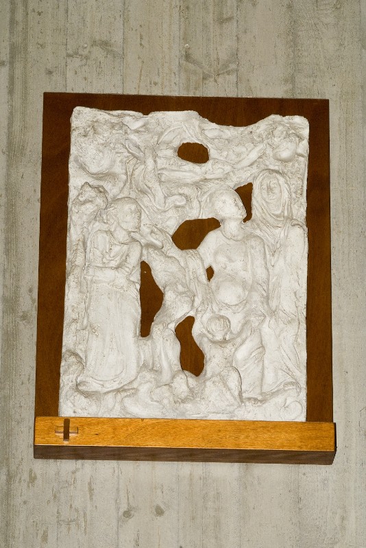 Tondo V. (2004), Scultura di Gesù rinnegato da Pietro