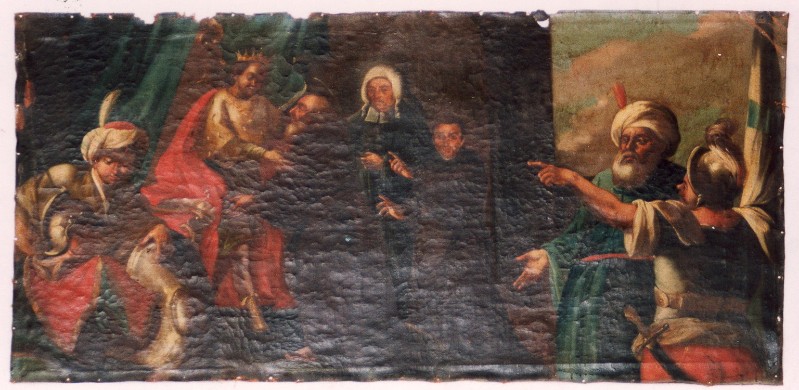 Carella D. A. sec. XVIII, San Francesco di Paola assiste Luigi XI morente