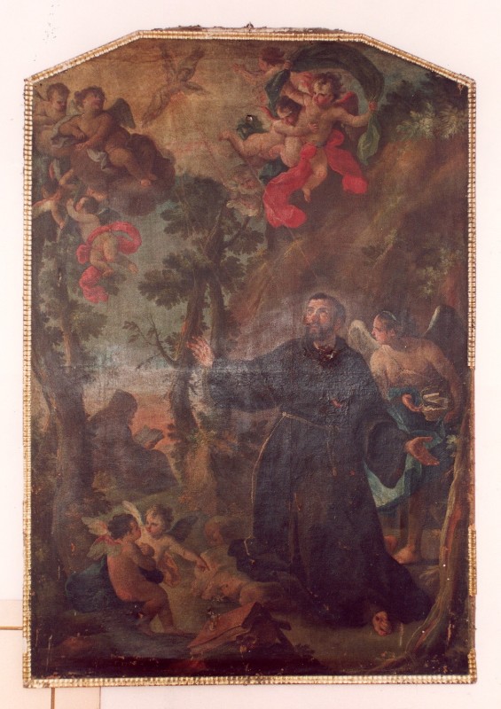 Carella D. A. sec. XVIII, San Francesco d'Assisi che riceve le stimmate