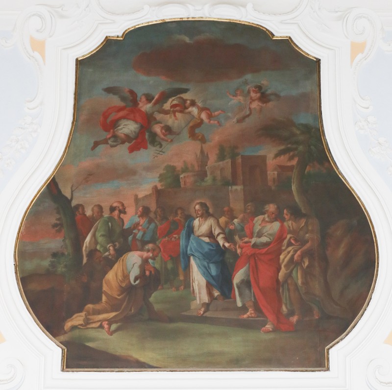 Carella D. A. (1778), Gesù Cristo consegna le chiavi a San Pietro