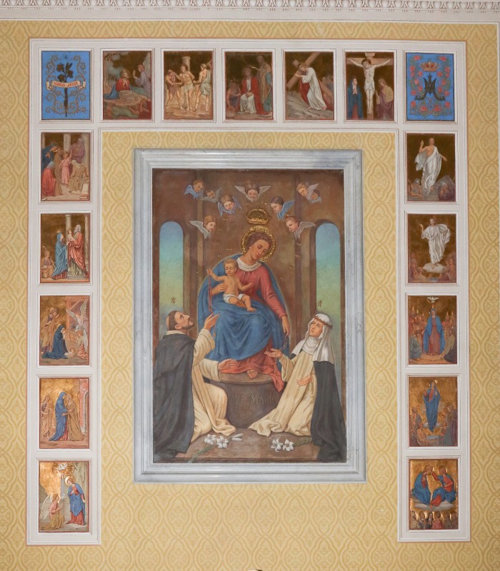 Ciotti G. (1961), Madonna di Pompei con i Quindici Misteri del Rosario