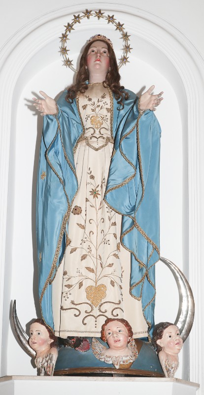 Bottega pugliese secc. XVIII-XIX, Statua dell'Immacolata concezione