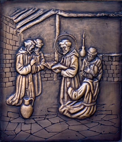 Issa Zahi (1991), San Francesco d'Assisi prega con i confratelli