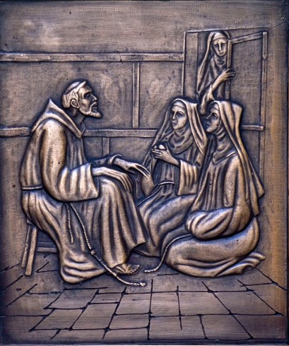 Issa Zahi (1991), San Francesco d'Assisi con le Clarisse