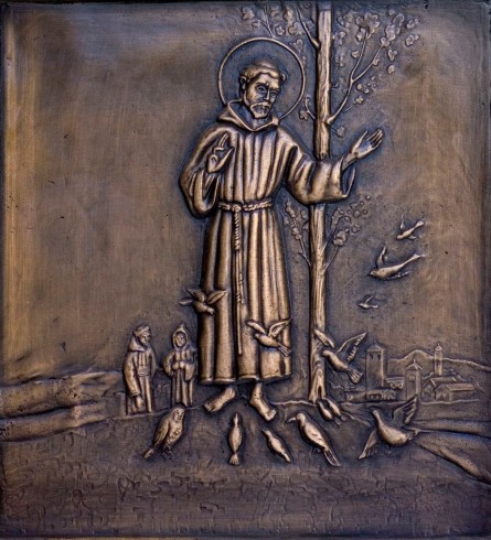 Issa Zahi (1991), San Francesco d'Assisi predica agli uccelli