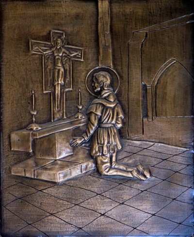 Issa Zahi (1991), San Francesco d'Assisi in preghiera