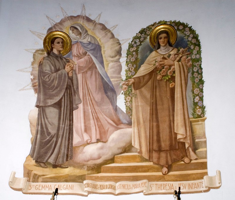 Prayer Mario (1940), Santa Gemma Galgani e Santa Teresa del Bambin Gesù