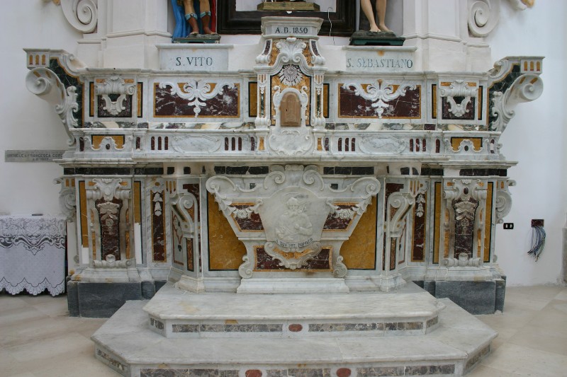 Maestranze napoletane (1850), Altare di Sant'Antonio abate
