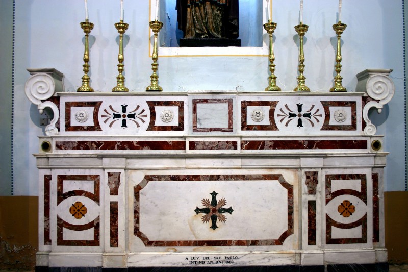 Maestranze napoletane (1886), Altare di Santa Lucia martire