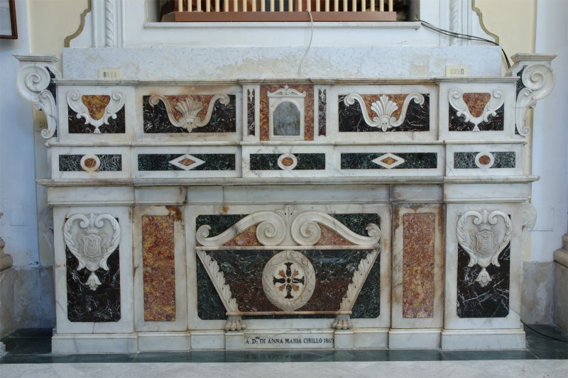 Maestranze napoletane (1869), Altare di Gesù Cristo crocifisso