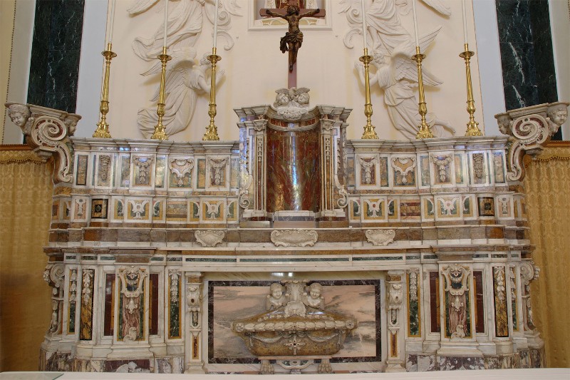 Maestranze napoletane sec. XIX, Altare maggiore