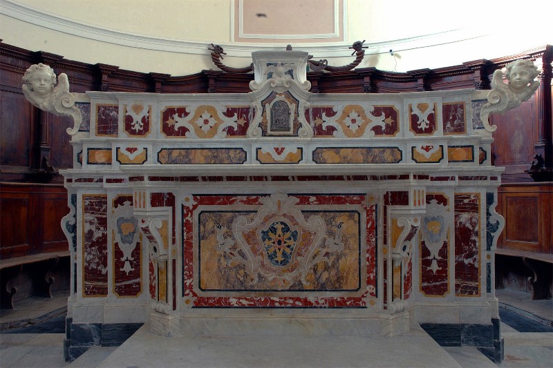 Maestranze napoletane sec. XVIII, Altare maggiore del Purgatorio