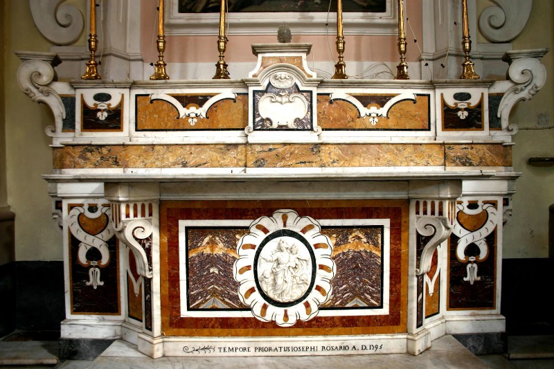 Maestranze napoletane (1793), Altare della Madonna del rosario