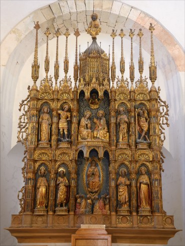 Scultore veneziano sec. XI, Polittico dell'Assunzione della Madonna tra santi
