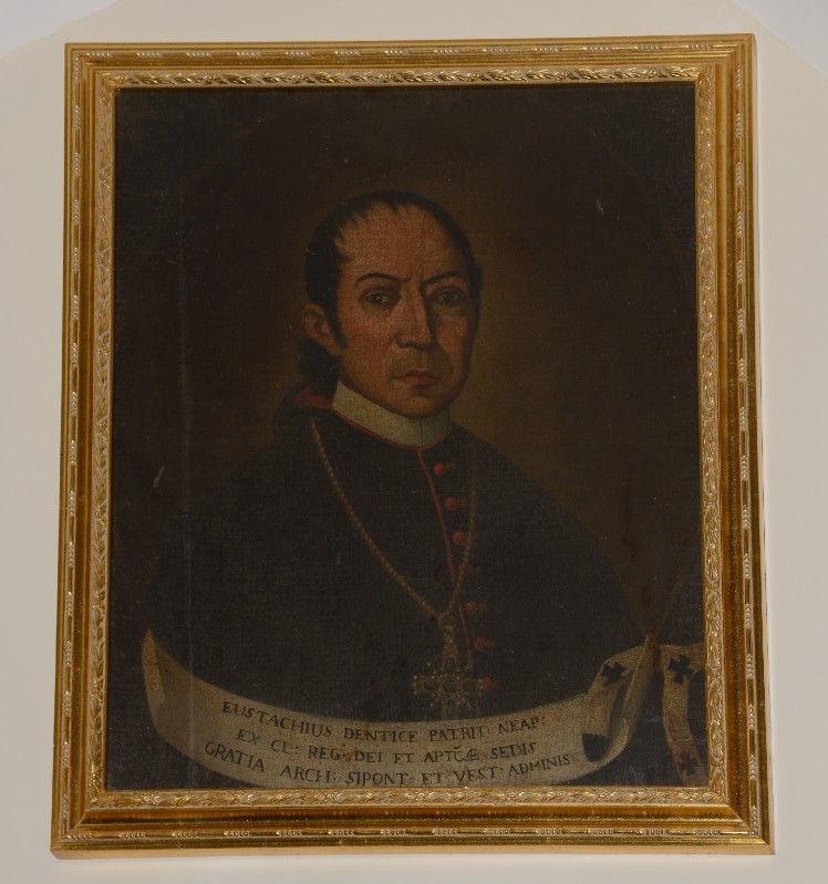 Ambito dell'Italia meridionale sec. XIX, Dipinto del vescovo Dentice